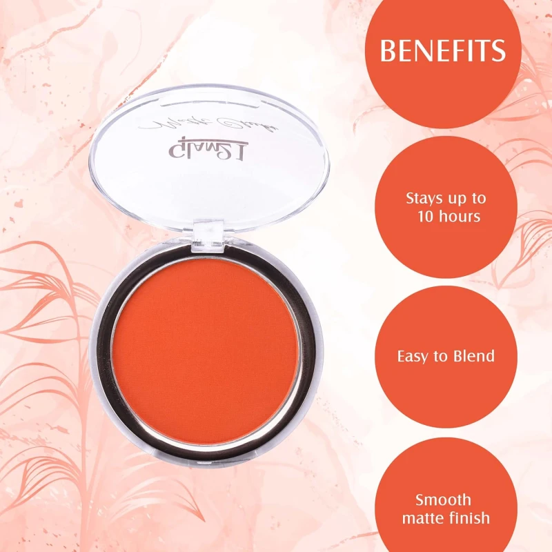 Glam21 Matte Cheek Blush | Perfect Pop of Color | Seamless Texture &amp; Perfect Coverage Richly | Pigmented | Ultra Matte | Blendable | Suits all skin tones| 8.7gm |Shade-07 thumbnail 3