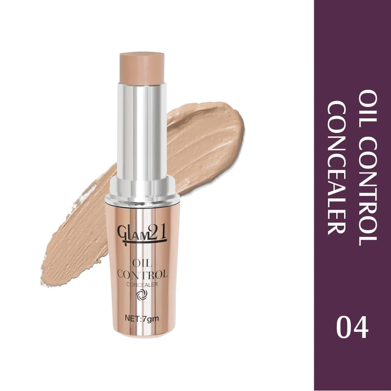 Glam21 Oil Control Concealer | Medium To Full Coverage| Matte Finish| Non-Sticky Texture | Longer Stay | For All Skin Types| 7 gm | Shade -04 thumbnail 2
