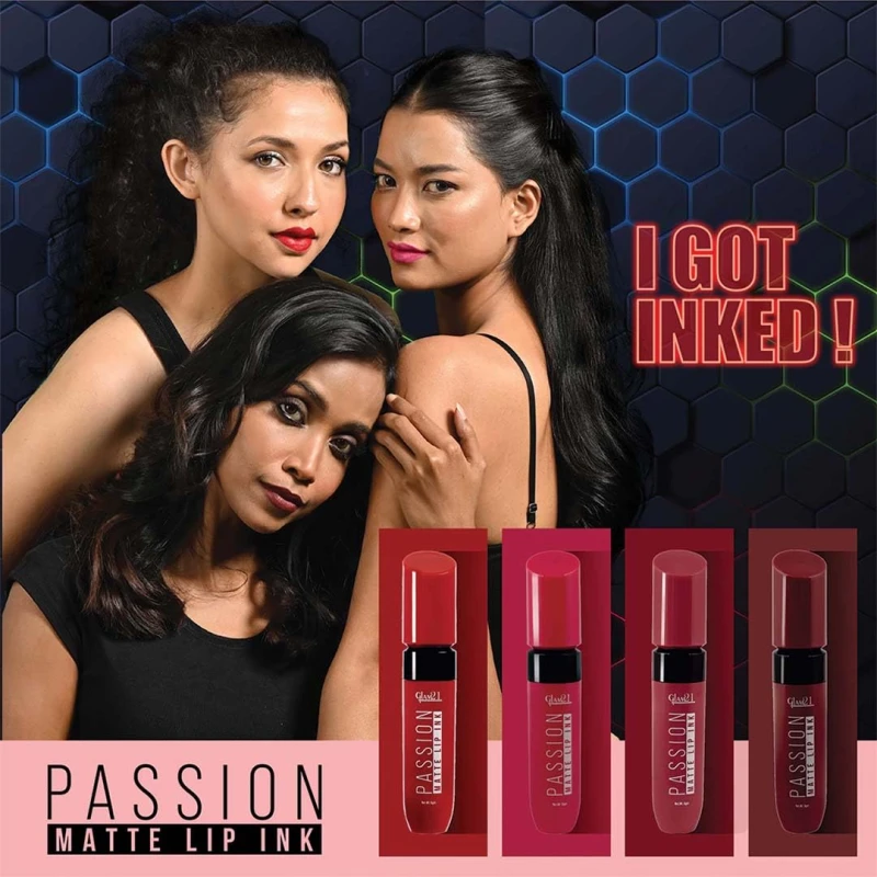 Glam21 Passion Matte Lip Ink | Upto 12-Hour Color Stay | Lightweight &amp; Comfortable | Non-Sticky And Non-Drying - 10 Chocolate Shake,6gm thumbnail 5