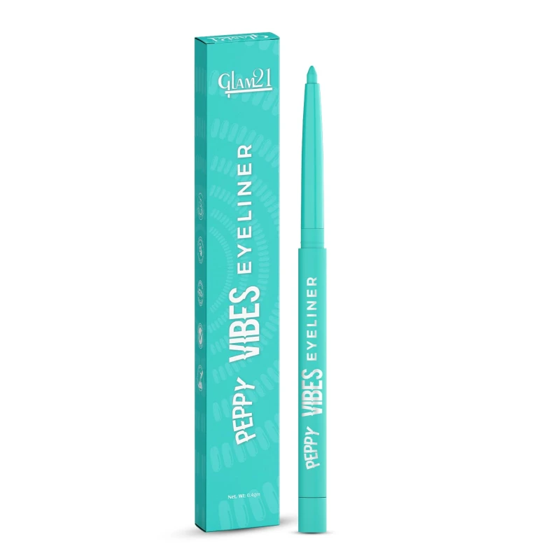 Glam21 Peppy Vibes Eyeliner |Matte Finish Stays up to 10 Hours |Smudge-Proof &amp; Water-Proof |Long Lasting Eyeliner | Precision application| Bloom Time-0.4g thumbnail 9