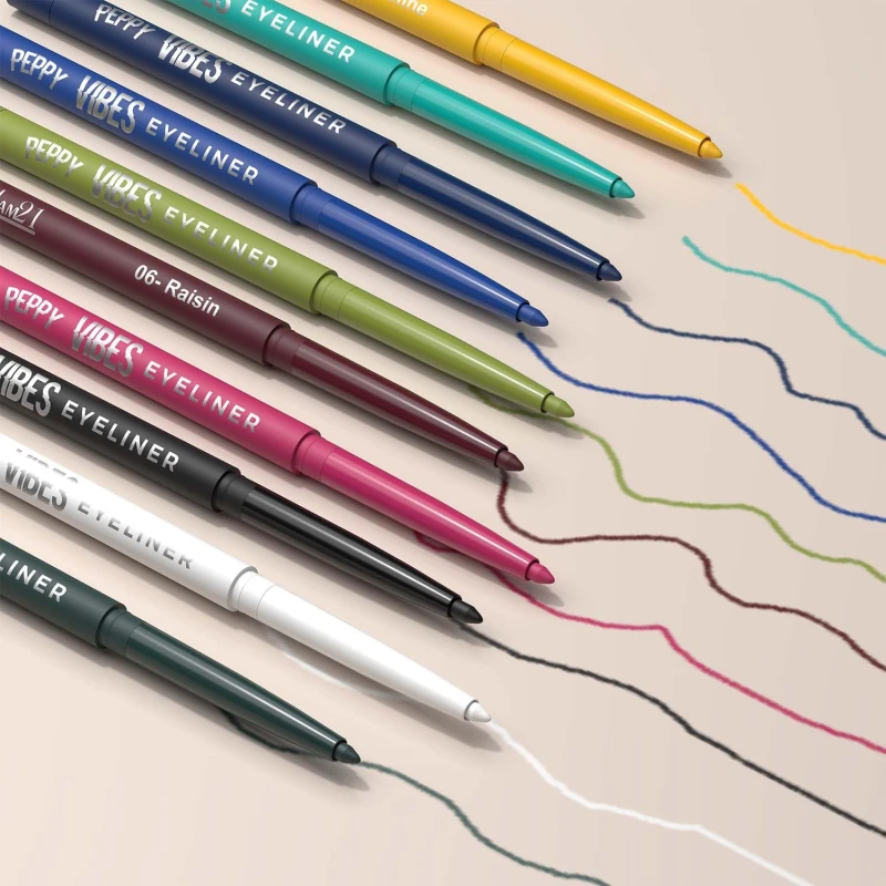 Glam21 Peppy Vibes Eyeliner |Matte Finish Stays up to 10 Hours |Smudge-Proof &amp; Water-Proof |Long Lasting Eyeliner | Precision application| Sunshine-0.4g thumbnail 5