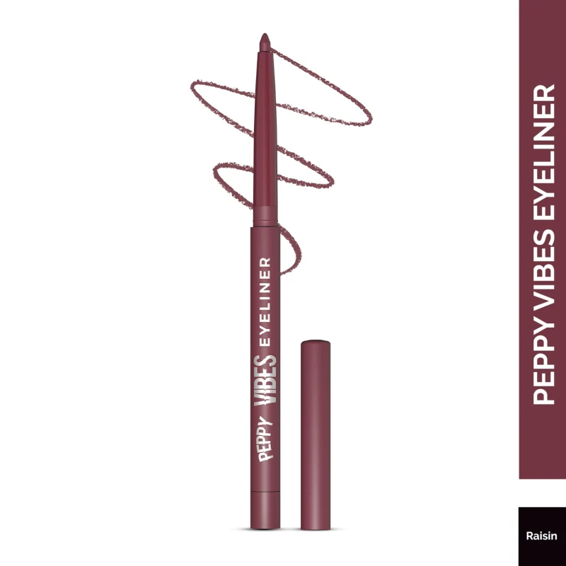 Glam21 Peppy Vibes Eyeliner |Matte Finish Stays up to 10 Hours |Smudge-Proof &amp; Water-Proof |Long Lasting Eyeliner | Precision application|Raisin-0.4g thumbnail 2