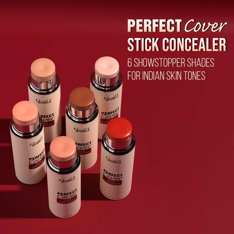 Glam21 Perfect cover stick concealer| Waterproof With Full Coverage |Easily Blendable Concealer | CreamyTexture | Matte Finish | Weightless and breathable Formula | Long Lasting| Sun Sand| 6gm thumbnail 6