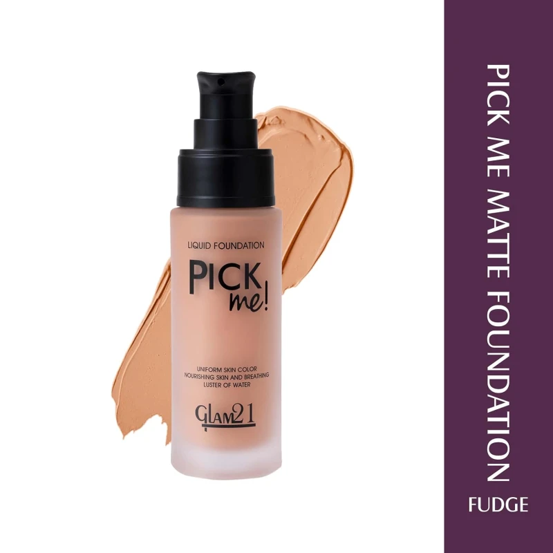 Glam21, Pick Me! Matte Foundation for Non-sticky Instant Spotless Glow with Long Day Matte Coverage | Increase Skin Breathability | F6514, Shade-05 thumbnail 2