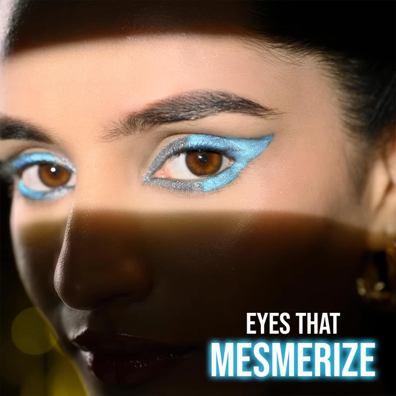 Glam21 Prismatic 5D Eyeliner| Waterproof|Smudge proof|Long lasting eyeliner with easy application|Creamy Formula|Multichrome Effect Bold Color Payoff | 03-Starlight thumbnail 7