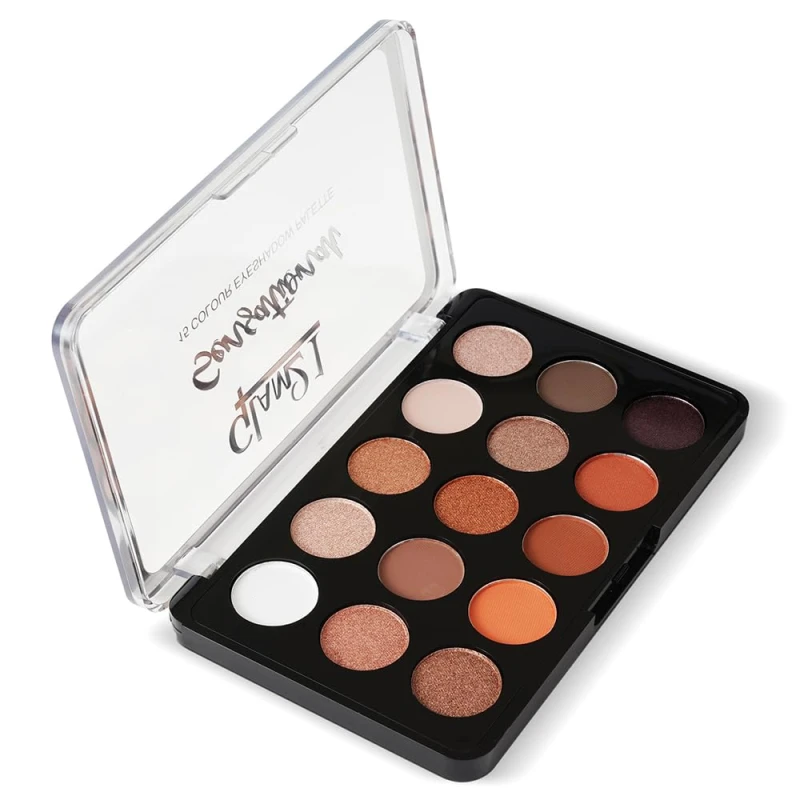 Glam21 Sensational Eyeshadow Palette | 15 Color Shades|Ultra Micronized Pigments|Smoky Eye Shadow|Long Lasting|14gm - 01 - Thumbnail 5