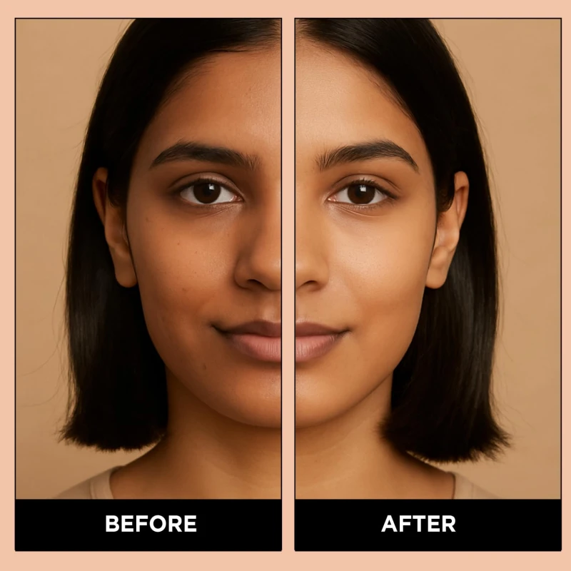 Glam21 Silk Foundation-Lightweight Hydrating Oil-free Formula for Long-lasting Makeup | Balance Skin pH Level | SPF35 UV Protection | Suitable for All Skin Type| 50gm,Ivory - Thumbnail 4