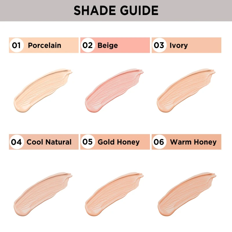 Glam21 Silk Foundation-Lightweight Hydrating Oil-free Formula for Long-lasting Makeup | Balance Skin pH Level | SPF35 UV Protection | Suitable for All Skin Type| 50gm,Porcelain - Thumbnail 8