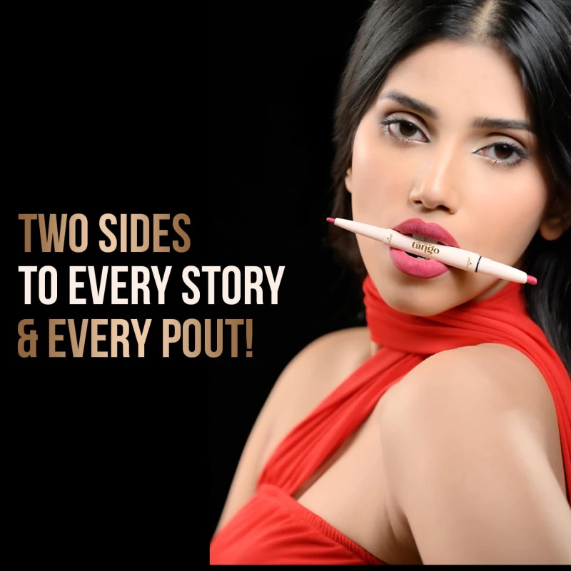 Glam21 Two To Tango Lip Liner + Lipstick Duo |Non-Transfer |16hrs Long Stay | Creamy Matte Finish| Super-glide formula | Non-drying |For Sensational lip look, Cocoa Kiss-11 thumbnail 5