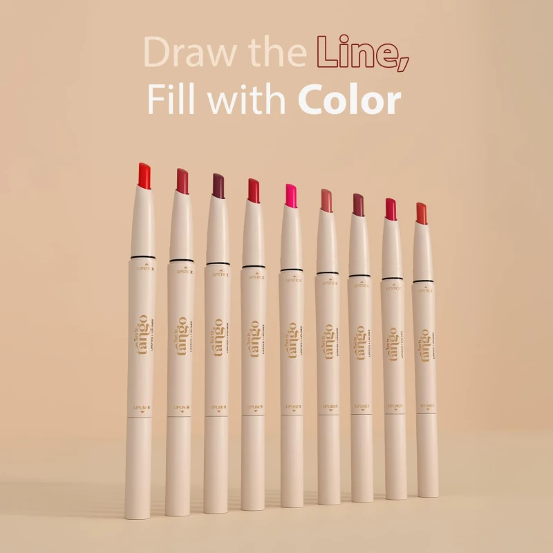 Glam21 Two To Tango Lip Liner + Lipstick Duo |Non-Transfer | 16hrs Long Stay | Creamy Matte Finish| Super-glide formula | Non-drying |For Sensational lip look, Nude Charm-15 - Thumbnail 8