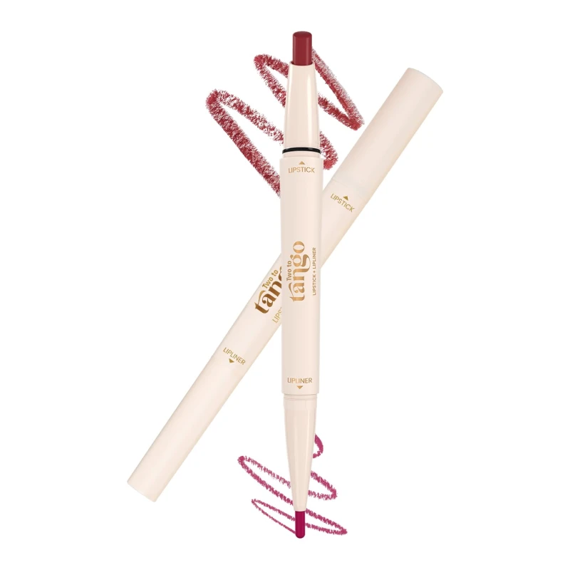 Glam21 Two To Tango Lip Liner + Lipstick Duo |Non-Transfer |16hrs Long Stay | Creamy Matte Finish| Super-glide formula | Non-drying |For Sensational lip look, Vivid Maroon-06 - Thumbnail 2
