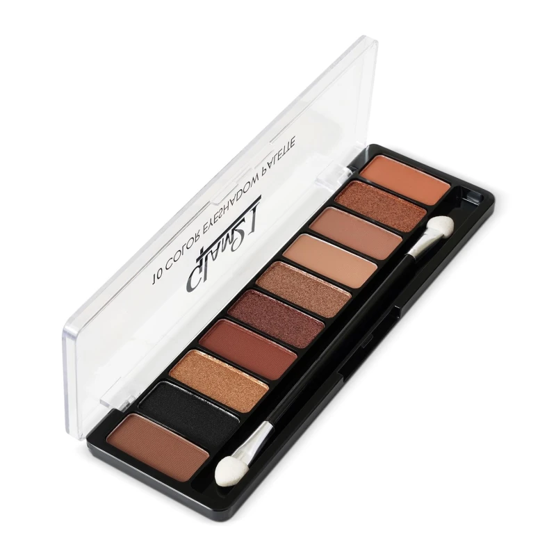 Glam21 Wet N Wild 10 Color Eyeshadow Palette |Long-Lasting | Smudge Free | Long Wearing And Easily Blendable Eye Makeup Palette Matte, Shimmery And Metallic Finish thumbnail 3