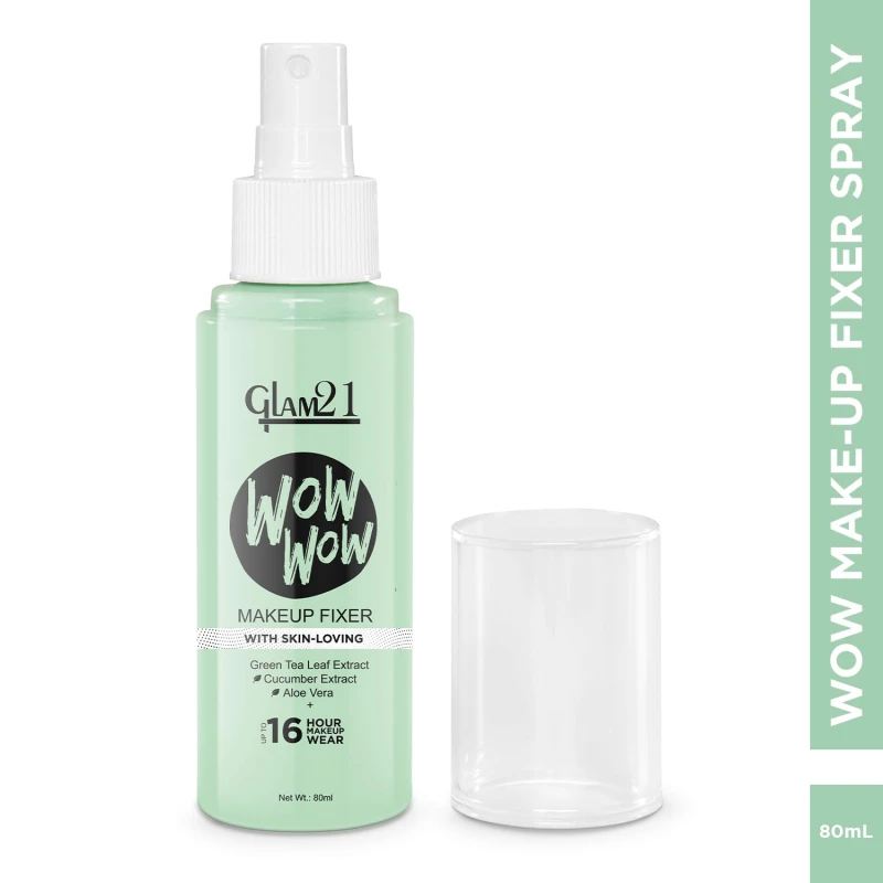 Glam21 Wow Matte Fix Setting Spray for Face Makeup | Lightweighted | 16-hour makeup lock |Hydrates and soothes skin| Long Lasting Makeup Fixer Spray for All Skin Types thumbnail 2