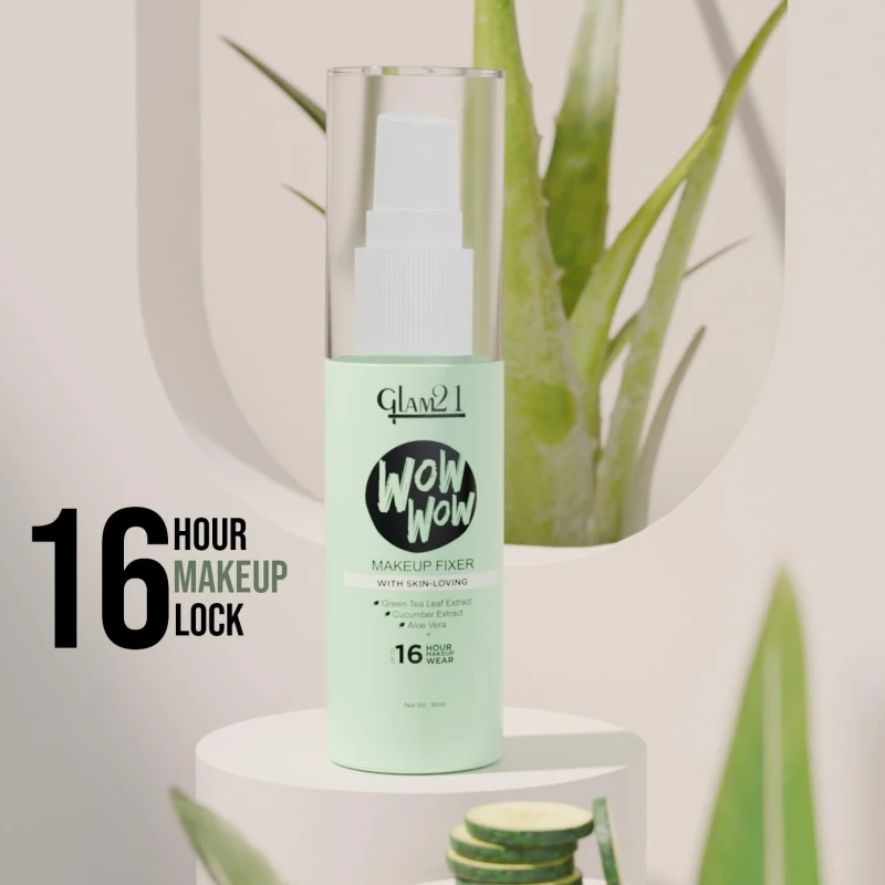 Glam21 Wow Matte Fix Setting Spray for Face Makeup | Lightweighted | 16-hour makeup lock |Hydrates and soothes skin| Long Lasting Makeup Fixer Spray for All Skin Types thumbnail 4