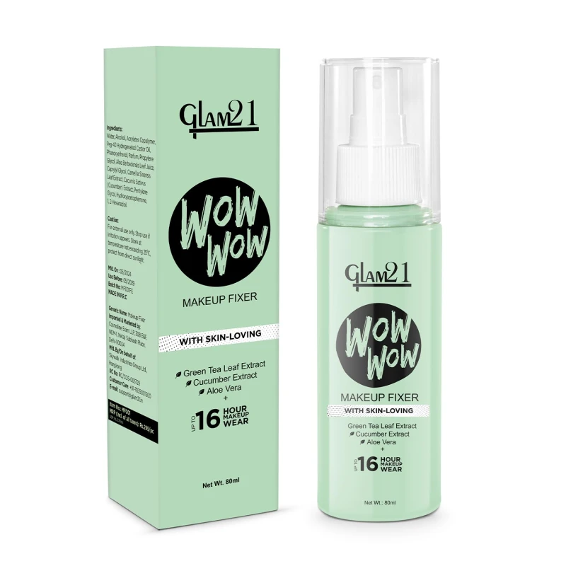 Glam21 Wow Matte Fix Setting Spray for Face Makeup | Lightweighted | 16-hour makeup lock |Hydrates and soothes skin| Long Lasting Makeup Fixer Spray for All Skin Types thumbnail 7