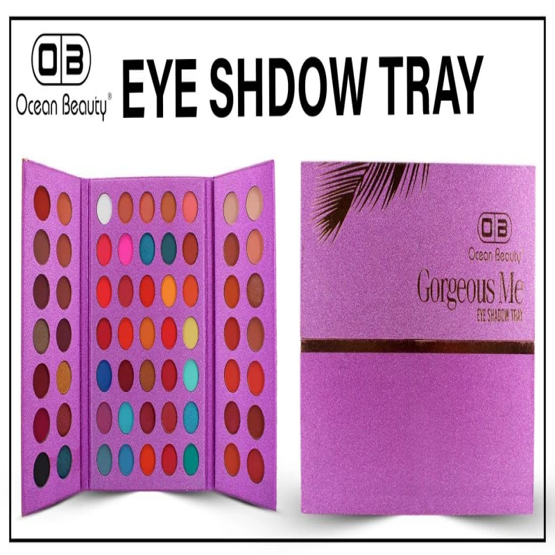 Gorgeous Me 54-Shade Eye Shadow Palette, Multicolour, Matte and Shimmer Finish - Thumbnail 3