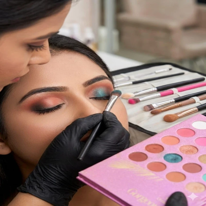 Gorgeous Me 54-Shade Eye Shadow Palette, Multicolour, Matte and Shimmer Finish - Thumbnail 4