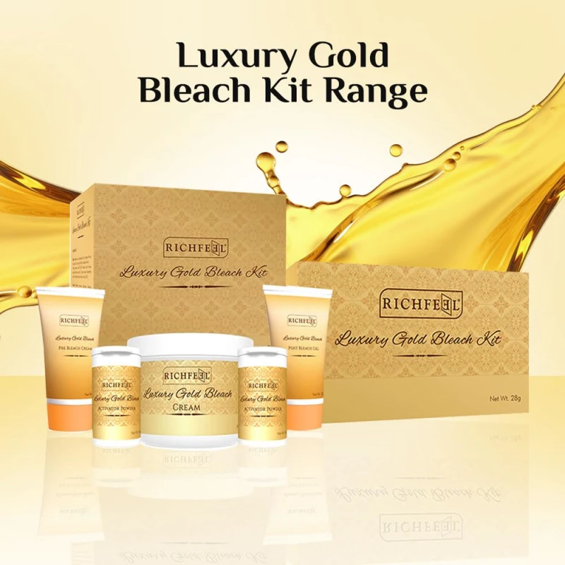 Hair removal Fairness cream Soft skin Quantity: 1 x 320 gh Package contents: Pack of 1 x luxury gold bleach kit - Thumbnail 8