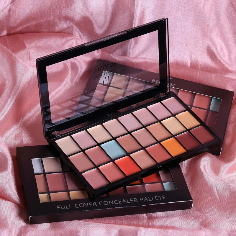 Half N Half HD PRO Matte Full Cover Concealer Palette CL-07-02 Light Medium thumbnail 4