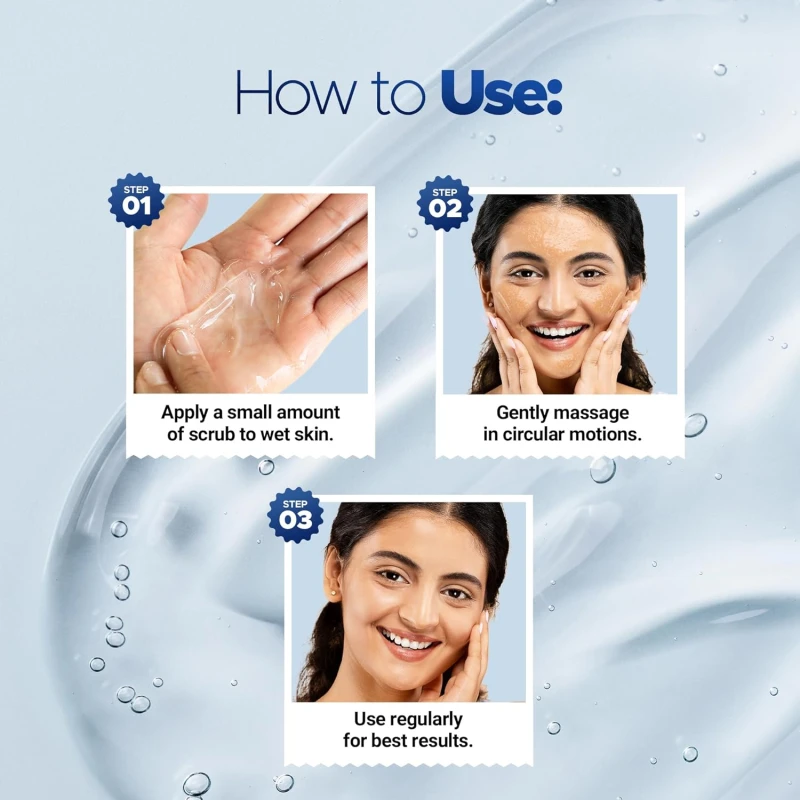 Hilary Rhoda Face &amp; Body Cleansing Scrub Gel | Dead Skin Removing Cleansing Scrub Gel | Gently Exfoliates Skin Cells | Removes Dirt &amp; Oil | 100ml (Papaya-Shade 03) thumbnail 5