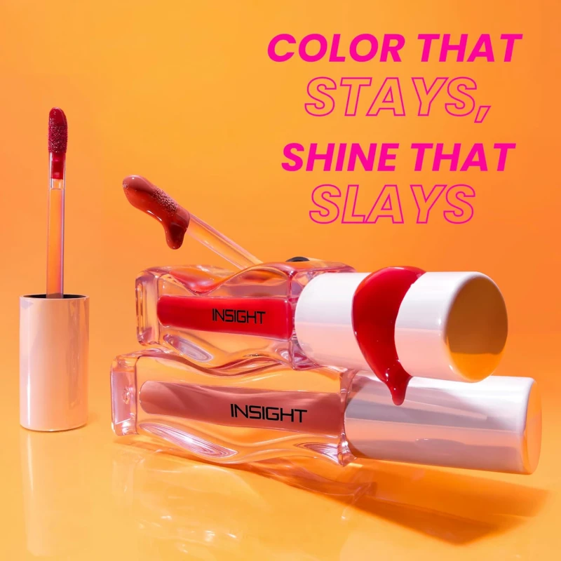 Hydra Creamy Lip Sheen - Nude Pour | Glossy Finish | 2 in 1 Lipstick + Gloss | Infused with Ceramides &amp; Vitamin B5 | One Swipe Rich Color (2.5 g) thumbnail 2