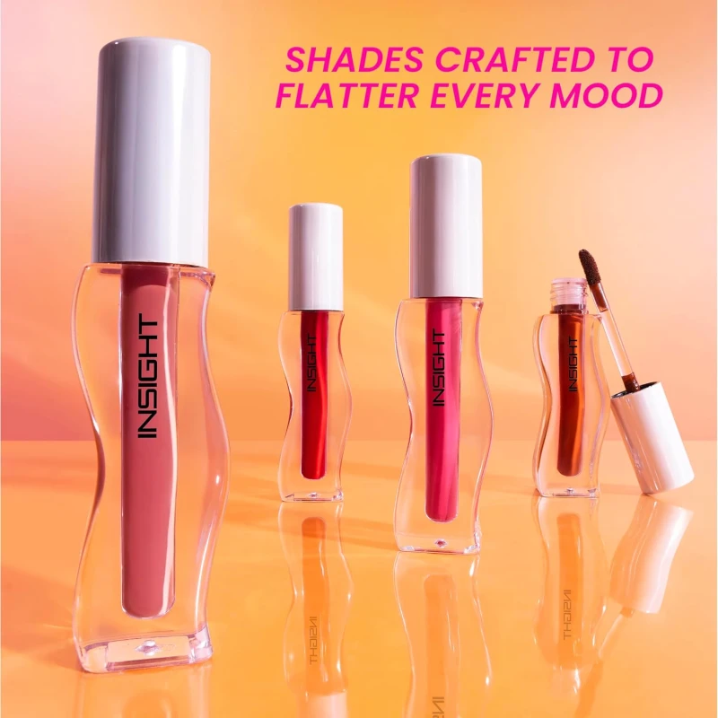Hydra Creamy Lip Sheen - Runway Rose | Glossy Finish | 2 in 1 Lipstick + Gloss | Infused with Ceramides &amp; Vitamin B5 | One Swipe Rich Color (2.5 g) thumbnail 5
