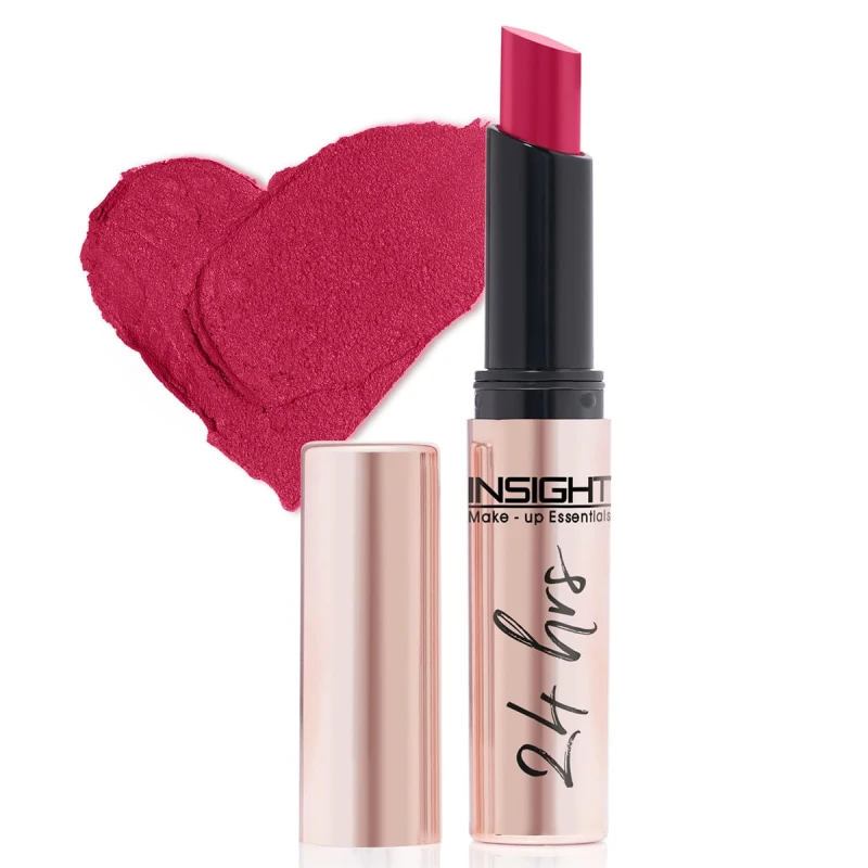 INSIGHT 24 Hrs Non-Transfer Matte Lipstick | Lightweight, Highly Pigmented, Long Wear | Kiss Proof &amp; Smudge Proof | With Vitamin E &amp; Jojoba Oil | Vegan, Toxin Free | Shade 10 - Pinkity Pooh (3g) thumbnail 5