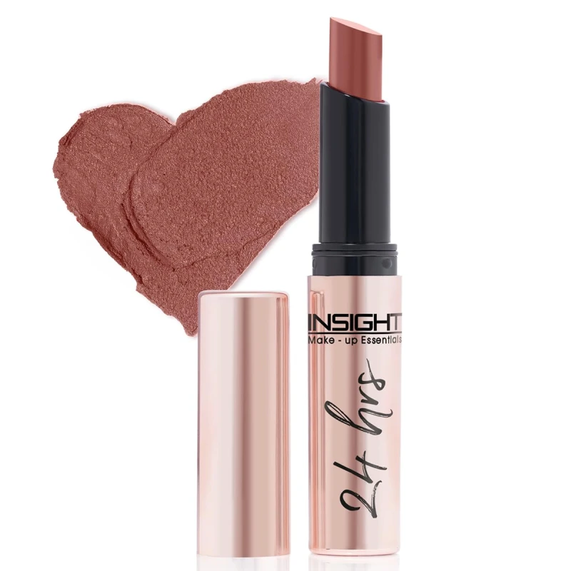 INSIGHT 24 Hrs Non-Transfer Matte Lipstick | Lightweight, Highly Pigmented, Long Wear | Kiss Proof &amp; Smudge Proof | With Vitamin E &amp; Jojoba Oil | Vegan, Toxin Free | Shade 26 - I'm The Boss (3g) thumbnail 6