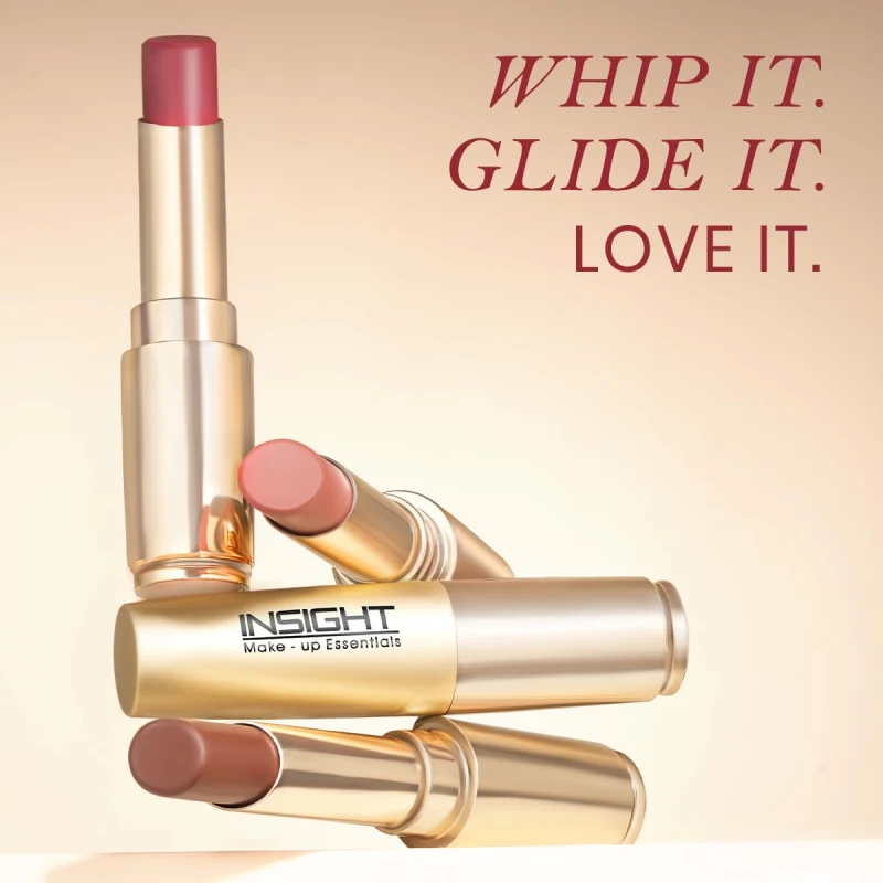 INSIGHT Air Whip Lipstick - Billionaire Rouge| Blurred Matte Finish | Air Whipped Mousse Texture | Ultra Lightweight, Buildable Pigment | Hydrating Long Wear Comfort - 3.75g thumbnail 2
