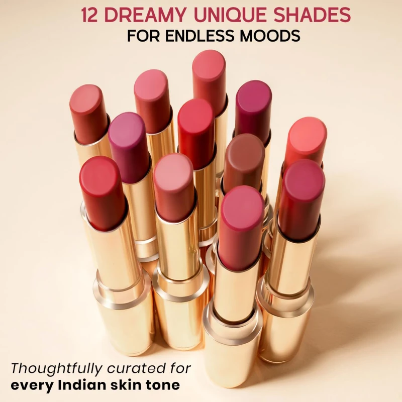 INSIGHT Air Whip Lipstick - Billionaire Rouge| Blurred Matte Finish | Air Whipped Mousse Texture | Ultra Lightweight, Buildable Pigment | Hydrating Long Wear Comfort - 3.75g thumbnail 5