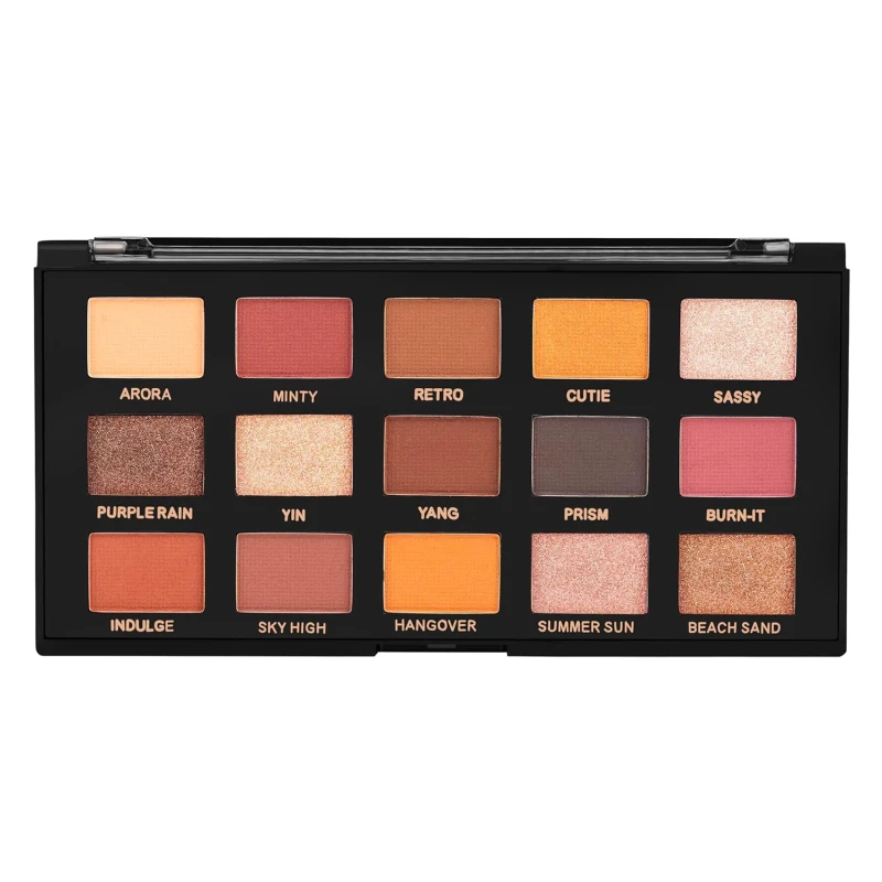 INSIGHT All Eyes On You Eyeshadow Palette (17 g) | Mix of 15 Matte, Shimmer &amp; Metallic Shades | Smooth Texture | Intense Pigment | One Stroke Payoff | Transfer Proof | Long Lasting | Easy Blending | Beginner Friendly Eye Makeup Kit thumbnail 2