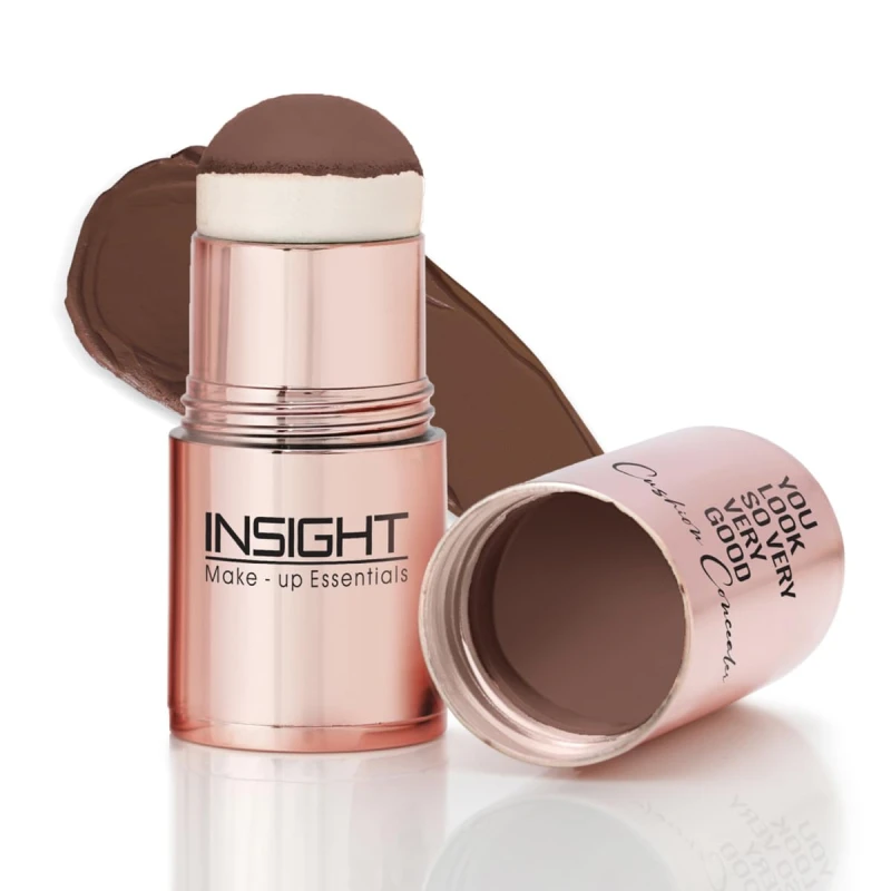 INSIGHT Cushion Concealer for Natural Flawless Finish | Vitamin E Infused | Featherlight, Buildable Coverage | Multipurpose &amp; Travel-Friendly | Shade: Contour, 3g - Thumbnail 5