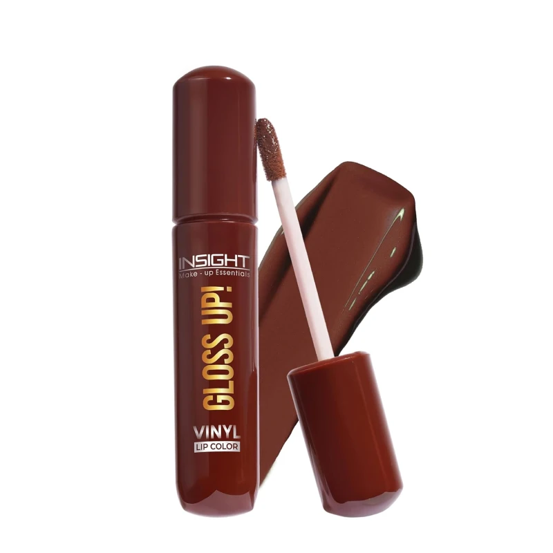 INSIGHT Gloss Up Lip Color - Cappuccino Crush | High-Gloss Finish | Non-Transfer | Smudge Proof | Rich Pigmentation | Lightweight, Long-Lasting Formula | All-Day Comfortable Wear (4g) thumbnail 6