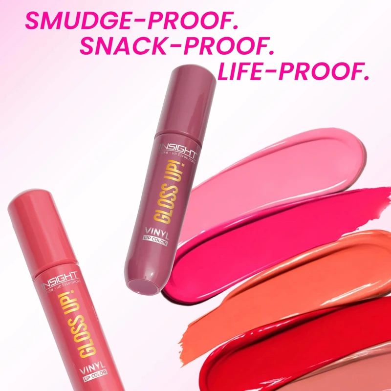 INSIGHT Gloss Up Lip Color - Muted Maple | High-Gloss Finish | Rich Pigmentation | Lightweight, Long-Lasting Formula | All-Day Comfortable Wear (4g) thumbnail 3