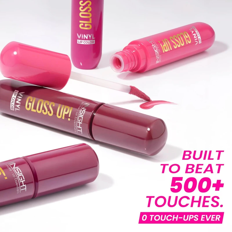 INSIGHT Gloss Up Lip Color - Sable Sunset | High-Gloss Finish | Rich Pigmentation | Lightweight, Long-Lasting Formula | All-Day Comfortable Wear (4g) thumbnail 2