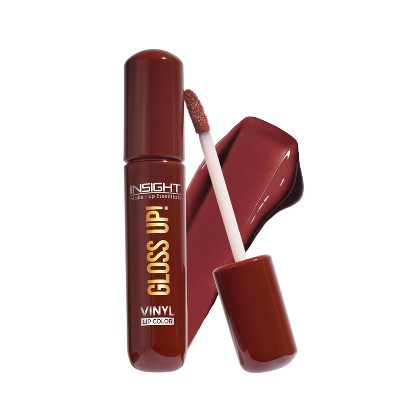 INSIGHT Gloss Up Lip Color - Spiced Caramel | High-Gloss Finish | Non-Transfer | Smudge Proof | Rich Pigmentation | Lightweight, Long-Lasting Formula | All-Day Comfortable Wear (4g) thumbnail 6