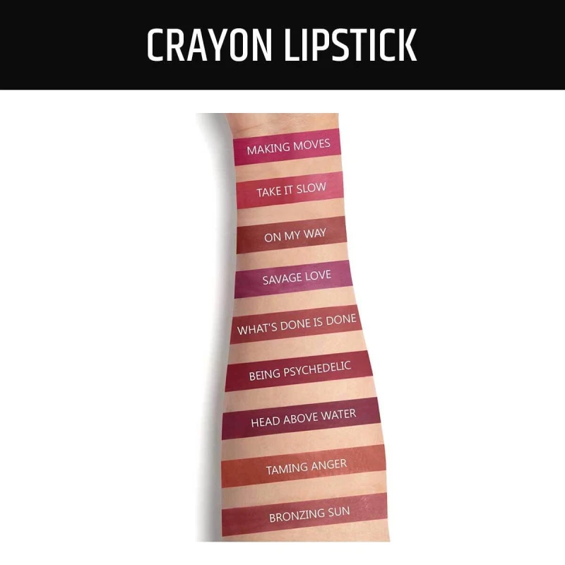 INSIGHT Mega Last Crayon Lipstick | Matte Finish | Non-Transferable formula | Intense Color Pay off | 2in1 Formula |Water-Resistant | Built Sharpener-Shade 19 - Thumbnail 4