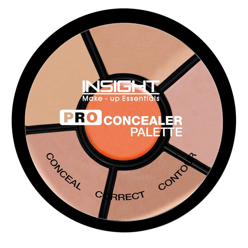 INSIGHT Pro Concealer Palette – Shade Concealer | Makeup Wheel for Face | Satin–Matte Finish | 3-in-1 Conceal, Contour &amp; Correct | Waterproof | Full Coverage | 15gm thumbnail 2