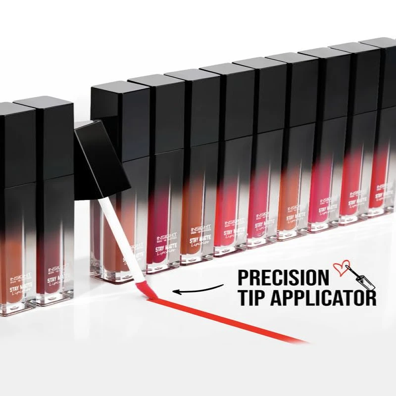 INSIGHT Stay Matte Lipcolor | Butter Texture with Matte Finish | Long Lasting Formula | Transferproof | Comfortable Wear | Infused with Avocado Oil &amp; Niacinamide - (BRAVE YOU) 3g thumbnail 6