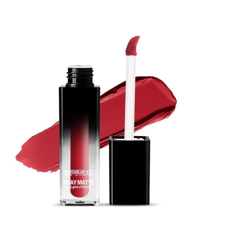 INSIGHT Stay Matte Lipcolor | Butter Texture with Matte Finish | Long Lasting Formula | Transferproof | Comfortable Wear | Infused with Avocado Oil &amp; Niacinamide - (BRAVE YOU) 3g thumbnail 7