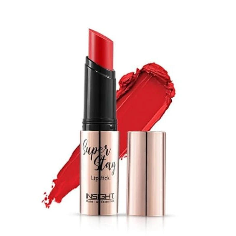 INSIGHT Super Stay Lipstick | Lightweight Formula | Long Wear | Transferproof | Waterproof - (SCARLETT) 7g - Thumbnail 8