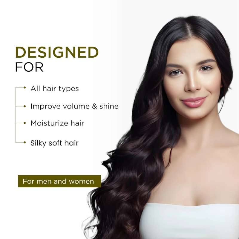Oshea Herbals Avoshine Volumizing Hair Conditioner | Deep Conditioning for Improved Volume &amp; Shine | Enriched with Avocado &amp; Cherry Extract | Paraben &amp; Silicone Free (Pack of 2) thumbnail 2