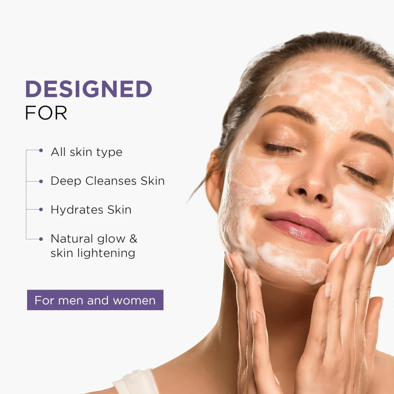 Oshea Herbals Glopure Lightening Face Wash- Hydrates Skin | Deep Cleansing | Lightens Skin | Tone &amp; Removes Impurities 150 Gram (Pack of 2) - Thumbnail 2