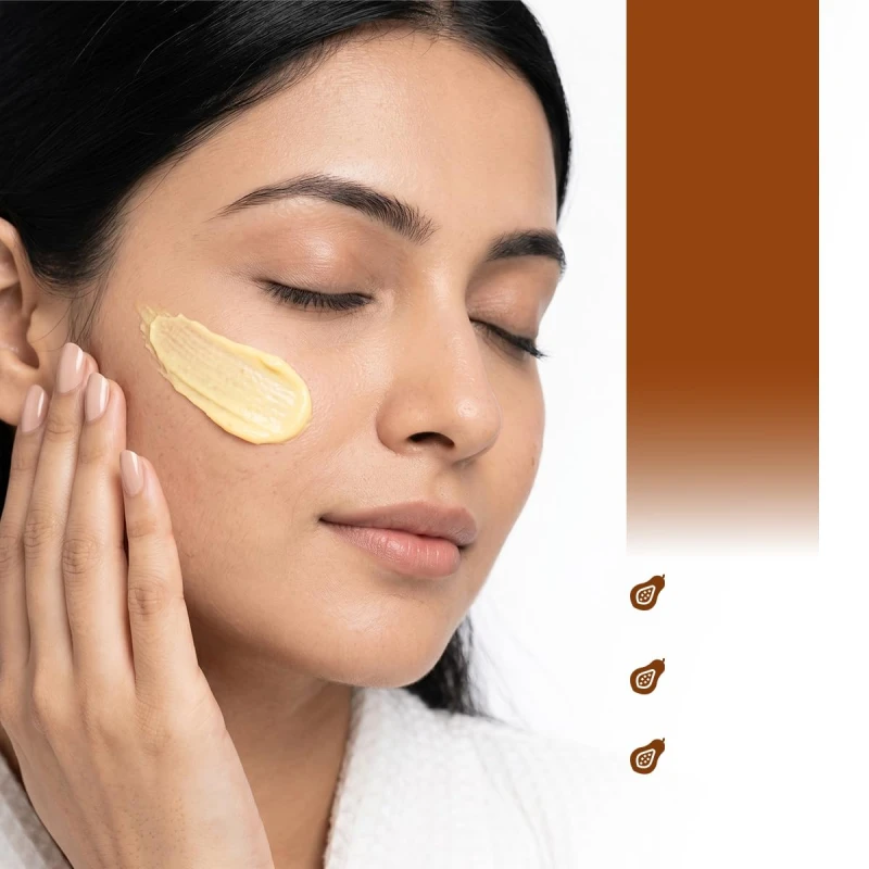 Oshea Herbals Papayaclean Anti Blemish Face Cream for Women &amp; Men | Hydrating &amp; Brightens Skin Tone | Reduces Dark Spots &amp; Blemishes | Enriched with Papaya Extracts &amp; Vitamin E | All Skin Types - 50g thumbnail 4