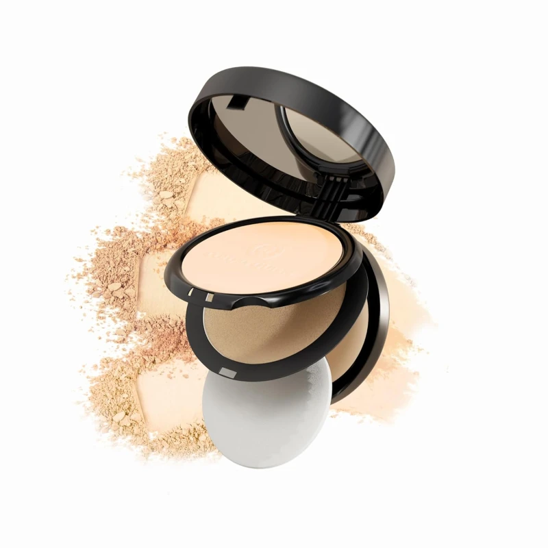 Queen 3-in-1 Multi Effect Sun Block Compact Powder - Rose Blush, 30g | Long Lasting Compact Powder with Highlighter | Blends Effortlessly, Absorbs Oil, Lightweight Pressed Powder for Women thumbnail 6