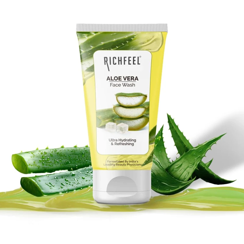 Richfeel Alovera Face Wash 100 Gms thumbnail 2