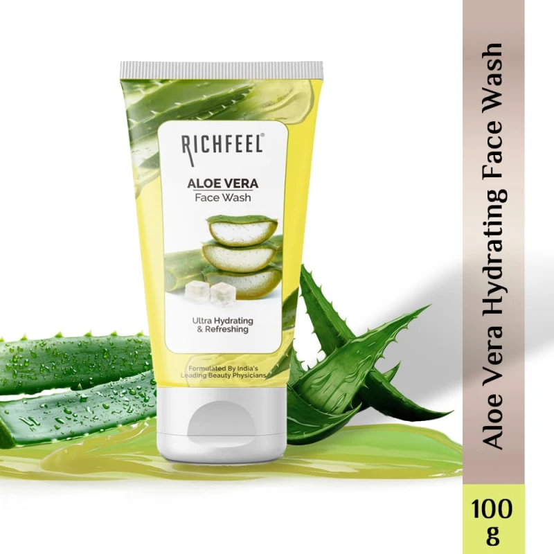 Richfeel Alovera Face Wash 100 Gms thumbnail 4