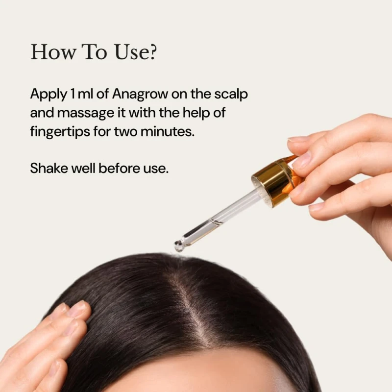 Richfeel Anagrow® Advanced Hair Regrowth Serum – A Swiss Formula • Controls Hair Fall • Stimulates Regrowth • Boosts Density • Lightweight Formula (2x15ml) thumbnail 10