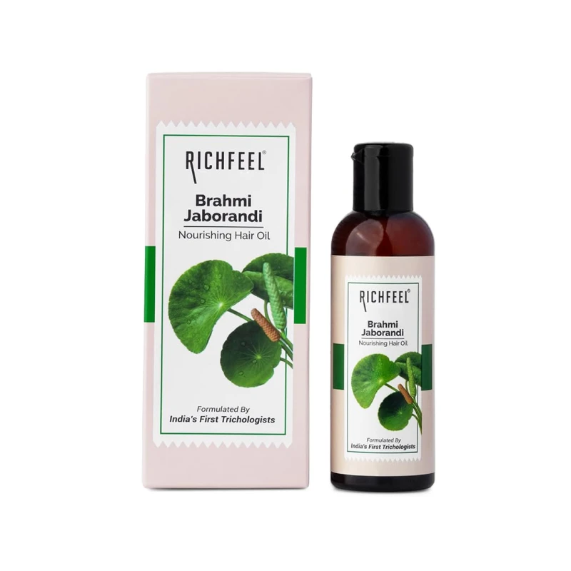Richfeel Brahmi Jaborandi Nourishing Hair Oil  80 ml thumbnail 2