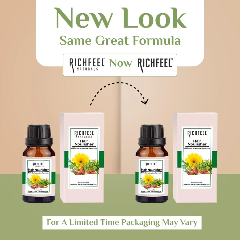 Richfeel Hair Nourisher 10ml - Pack of 2 - Thumbnail 8